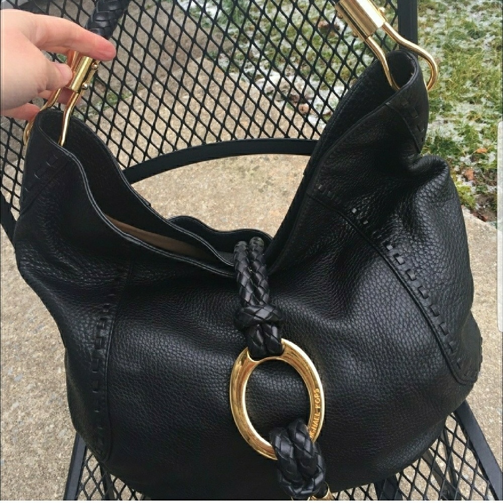 Michael kores leather Hobo wore once